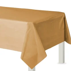 Plastic Table Cover, 54in x 108in, Assorted Colors