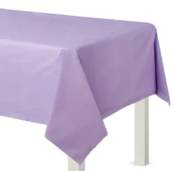 Plastic Table Cover, 54in x 108in, Assorted Colors