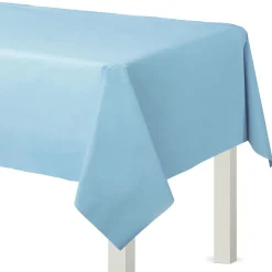 Plastic Table Cover, 54in x 108in, Assorted Colors