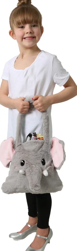 Plush Elephant Trick-or-Treat Bag