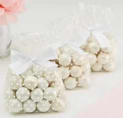 Polka Dot Treat Bags with Bows, 12ct, Assorted Colors