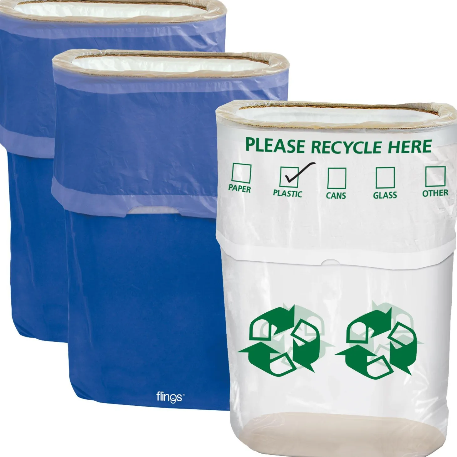 Pop-Up Trash & Recycle Cleanup Kit