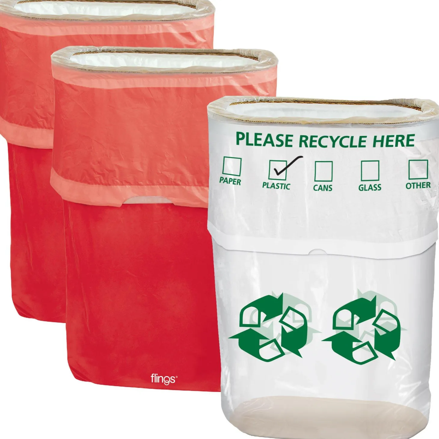 Pop-Up Trash & Recycle Cleanup Kit