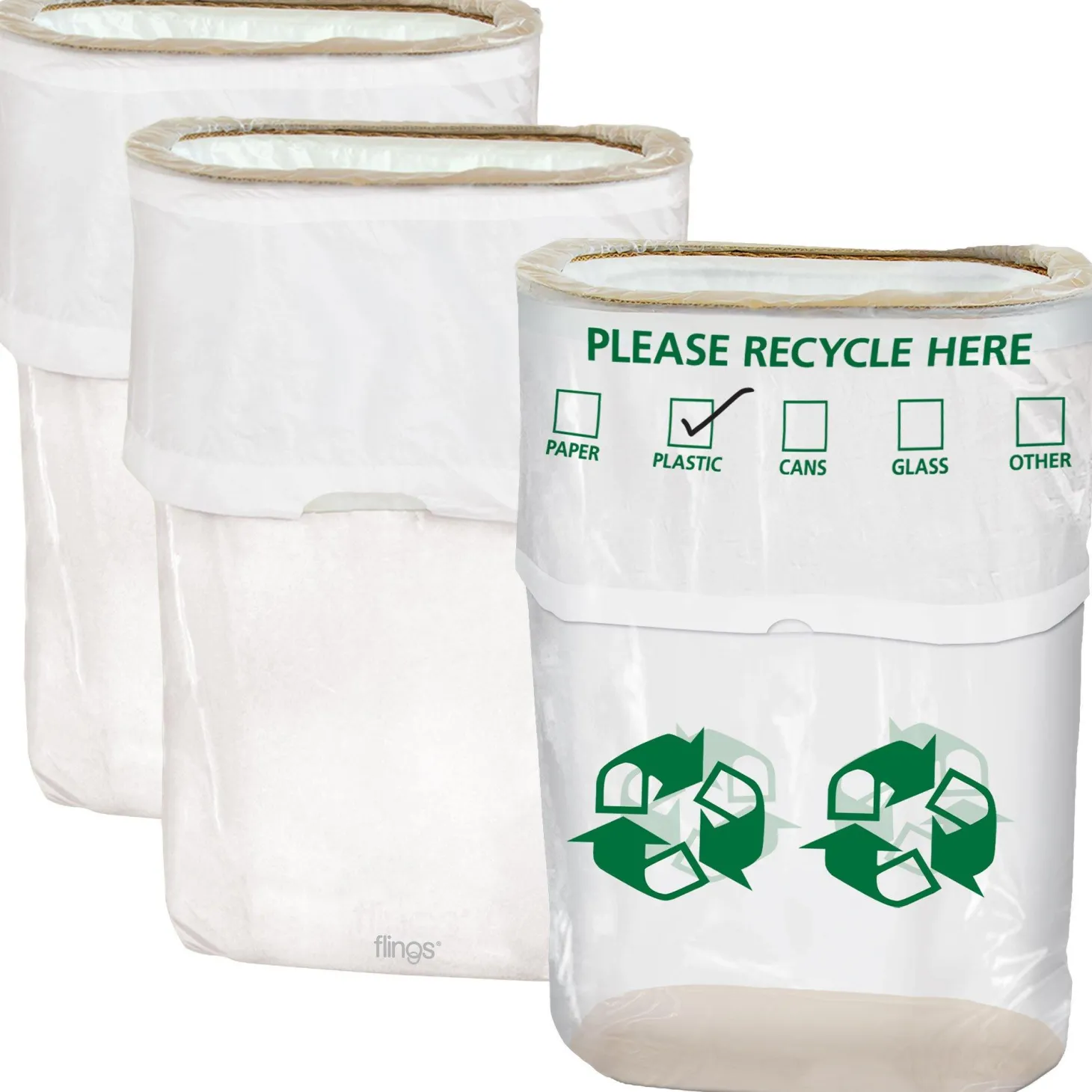 Pop-Up Trash & Recycle Cleanup Kit