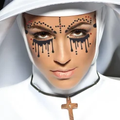Possessed Nun Face Decals