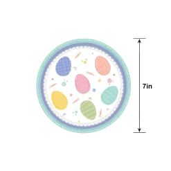 Pretty Pastel Easter Dessert Plates 8ct