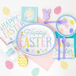 Pretty Pastel Easter Dessert Plates 8ct
