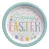 Pretty Pastel Easter Paper Lunch Plates, 8ct