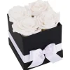 Princess White Preserved Roses Gift Box (4 ct)