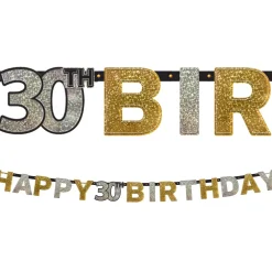 Prismatic Birthday Banner - Sparkling Celebration, Ages