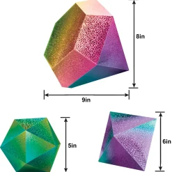 Prismatic Sparkle Jewel Table Decorations, 3pc