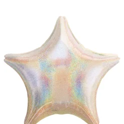 Prismatic Star Balloon, 19in, Assorted Colors
