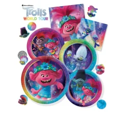 Prismatic Trolls World Tour Dessert Plates 8ct