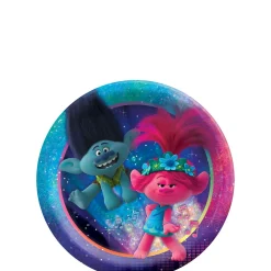 Prismatic Trolls World Tour Dessert Plates 8ct