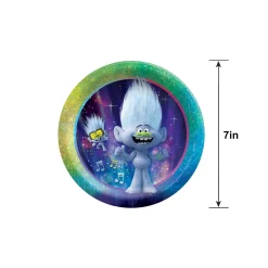 Prismatic Trolls World Tour Dessert Plates 8ct