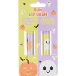 Pumpkin & Ghost Halloween Friendship Lip Balms, 2pc