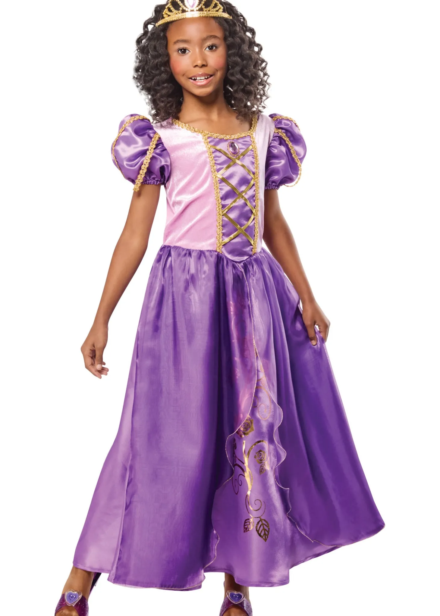 Purple Royal Princess Costume for Girls