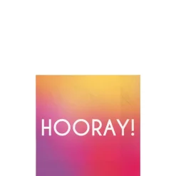 Rainbow Ombre Napkins, 16ct, Assorted Options