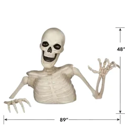 Rattles the Groundbreaking Skeleton Plastic Yard Decorating Kit, 4ft