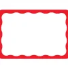 Red Border Name Tags 100ct