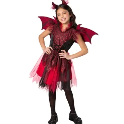 Red Devil Costume Dress for Girls