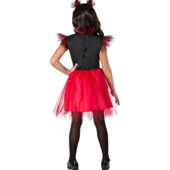 Red Devil Costume Dress for Girls