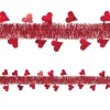 Red Heart Valentine's Day Tinsel Garland, 9ft
