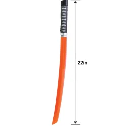 Red Light-Up Ninja Sword