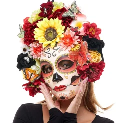 Reina de Flores Mask - Day of the Dead