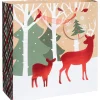 Reindeer Crossing Kraft Gift Bag