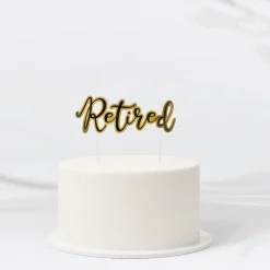 Retired Cake Topper
