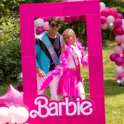 Reversible Malibu Barbie & Ken Fabric Sash, 60in