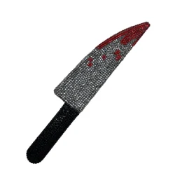 Rhinestone Bloody Knife Prop