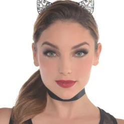 Rhinestone Cat Ears Headband
