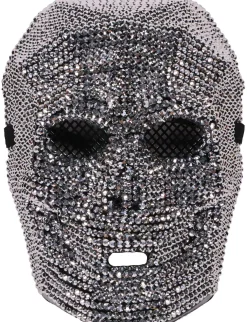 Rhinestone Skull Mask