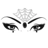 Rhinestone Spiderweb Face Jewels