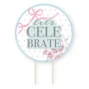 Ribbon and Rose Cake Topper
