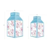 Ribbon and Rose Hanging Lantern Kit, 5pc