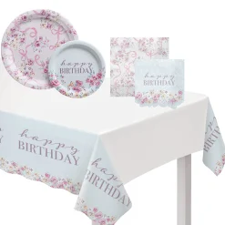 Ribbon and Rose Party Kit for 8 Guests