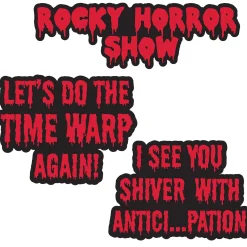 Rocky Horror Show Cardstock Cutouts, 12pc