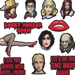 Rocky Horror Show Cardstock Cutouts, 12pc
