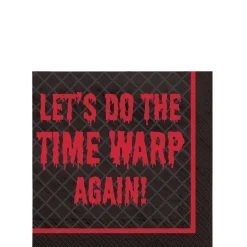 Rocky Horror Show Paper Beverage Napkins, 5in, 36ct