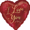 Rouge I Love You Valentine's Day Heart Foil Balloon, 28in