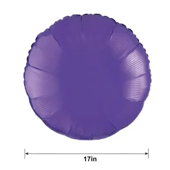 Round Balloon, 17in, Assorted Colors