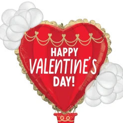 Royal Valentine's Day Hot Air Balloon, 14in x 35in