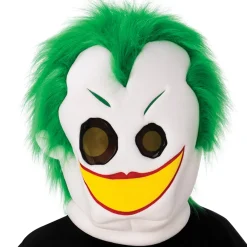 Rubie's Women's DC Super Villains Adult Harley Quinn Oversized Fabric Mask, As Shown, One Size