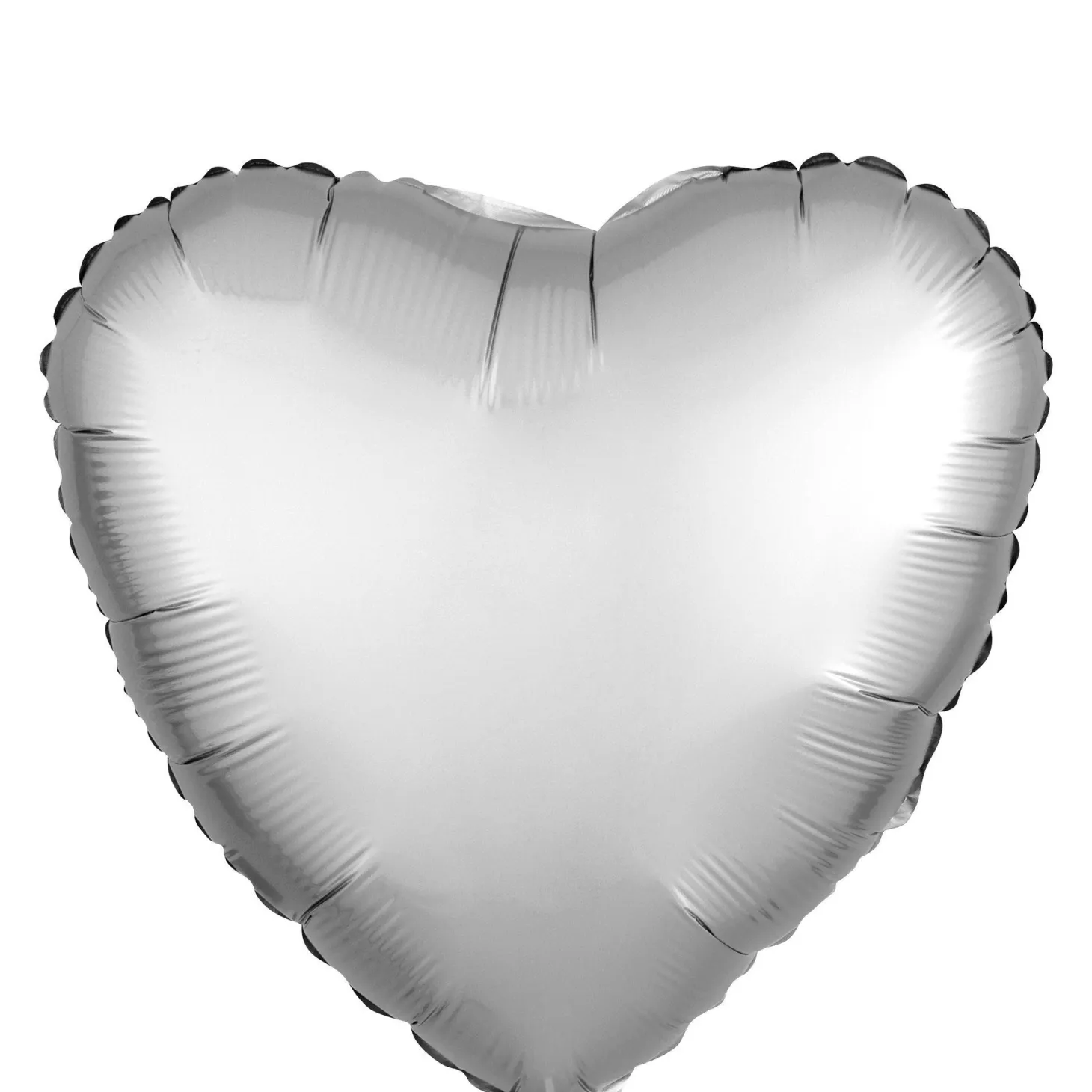 Satin Heart Balloon, 17in, Assorted Colors