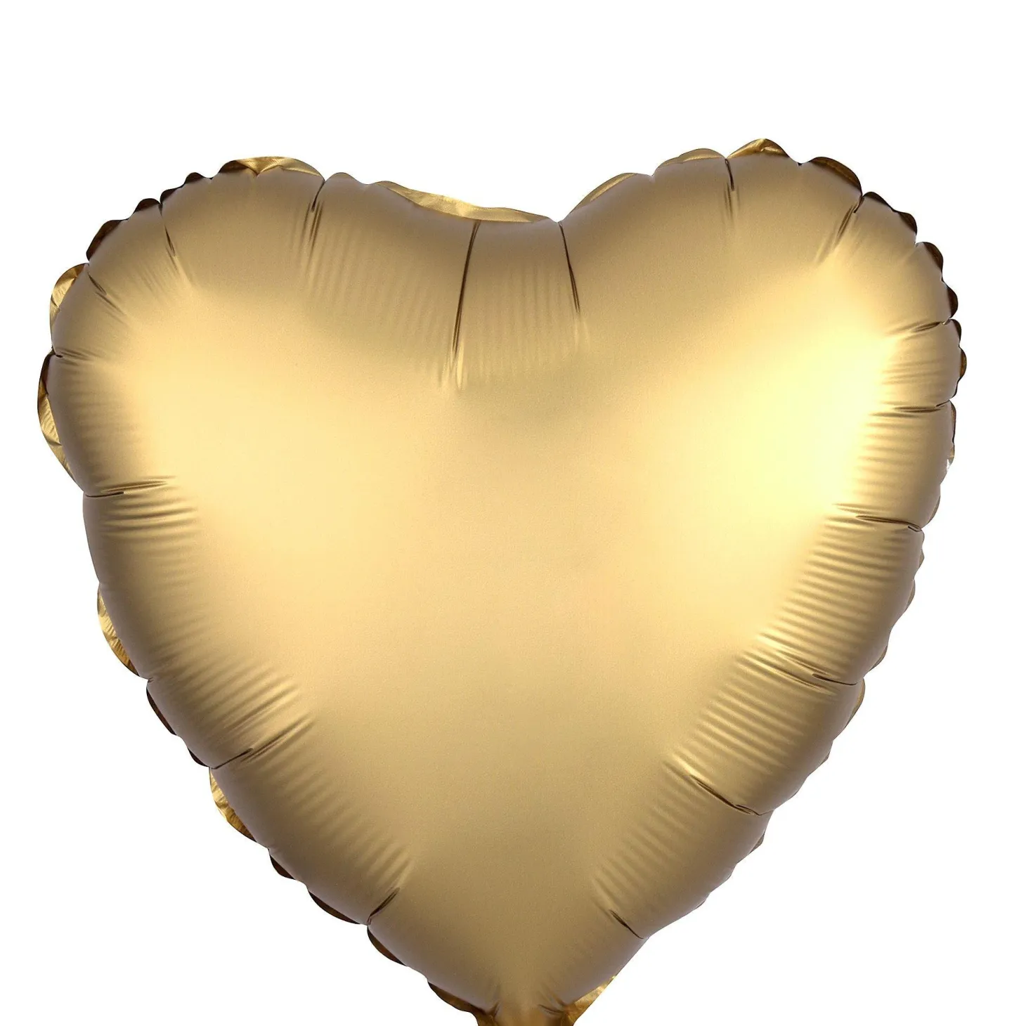 Satin Heart Balloon, 17in, Assorted Colors