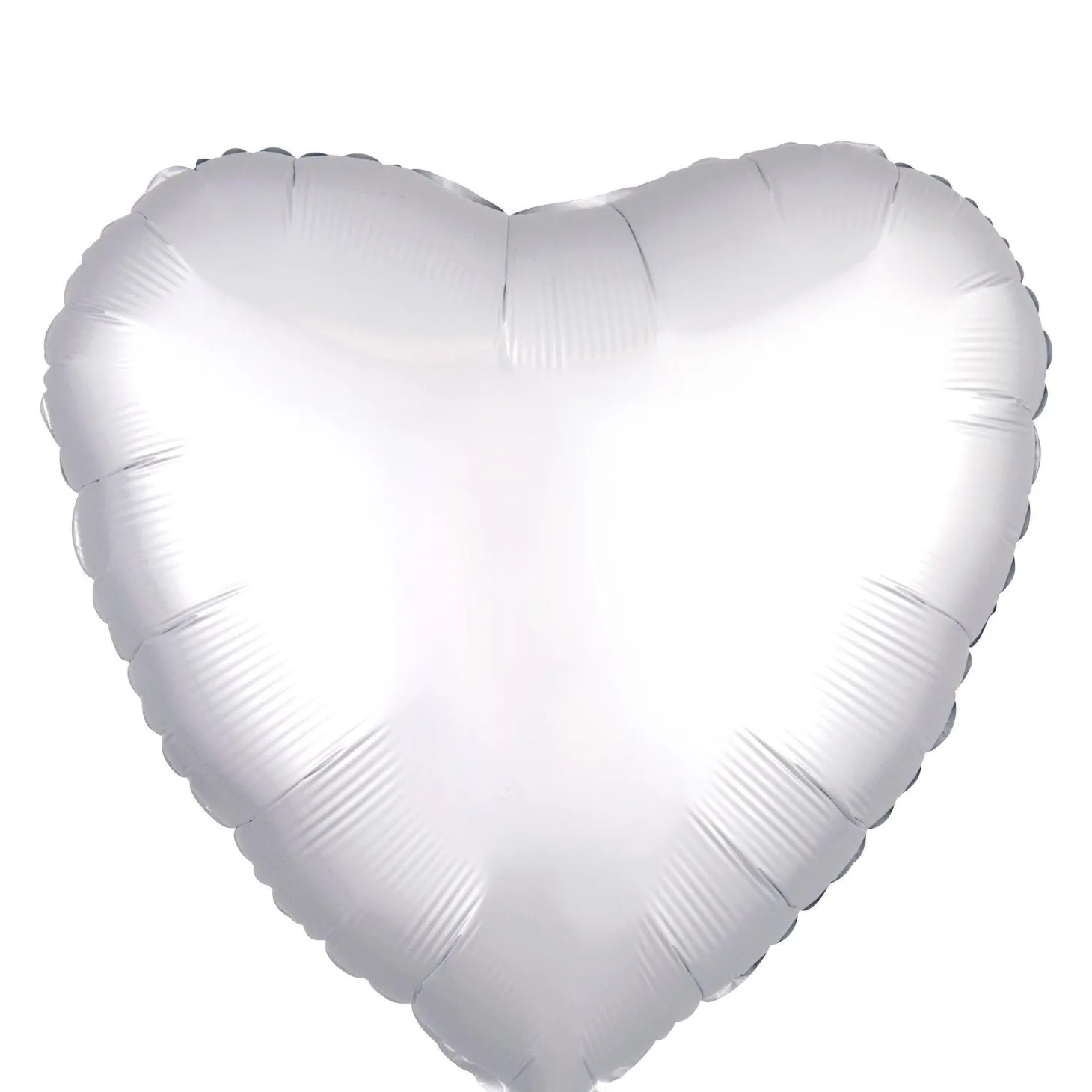 Satin Heart Balloon, 17in, Assorted Colors