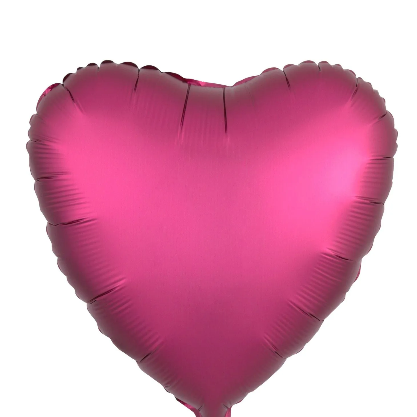 Satin Heart Balloon, 17in, Assorted Colors
